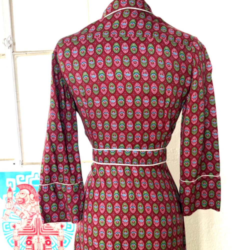 CLAUDIE PIERLOT ROLEE BELTED WRAP MAXI DRESS - Picture 5 of 9